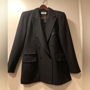 Gianni petite 100% wool double breasted career women's jacket